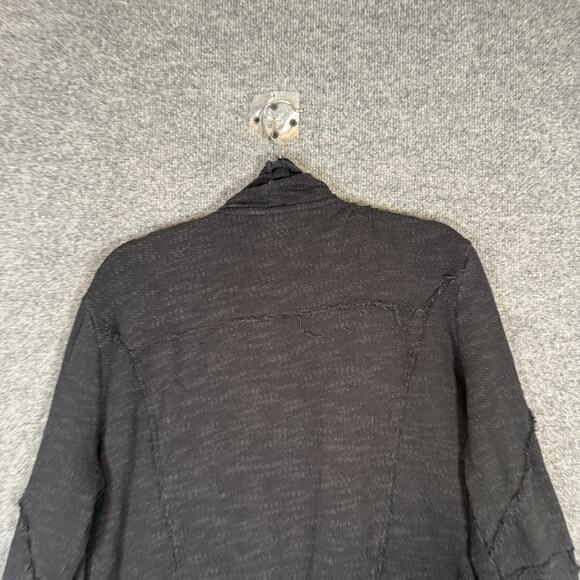 Free People Sweater Womens Small Cardigan Open Front Drapey Whimsy Goth Grunge - Picture 4 of 8